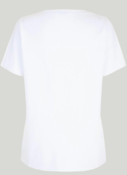  Pure Cotton Embellished Print T-Shirt