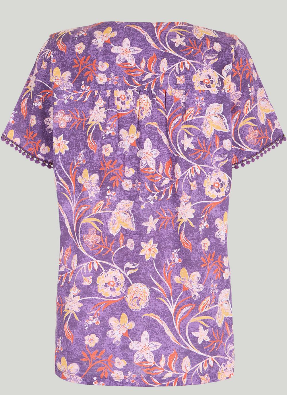  Pure Cotton V Neck T-Shirt