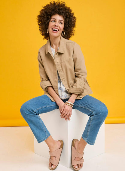  Pure Cotton Twill Jacket