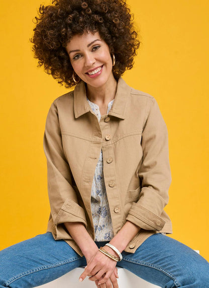  Pure Cotton Twill Jacket