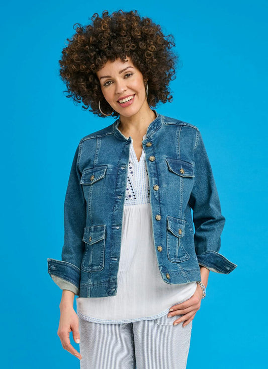  Cotton Rich Stretch Denim Jacket