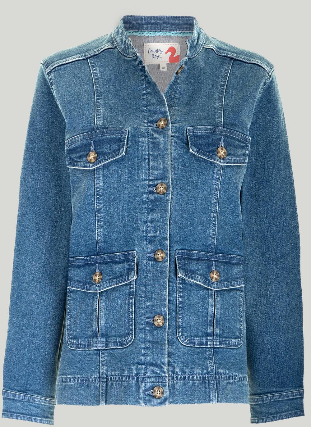  Cotton Rich Stretch Denim Jacket
