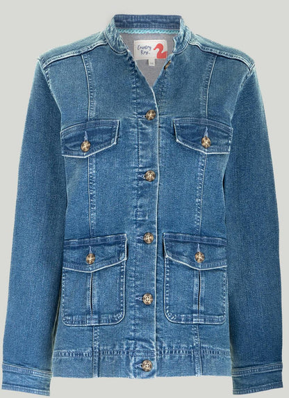  Cotton Rich Stretch Denim Jacket