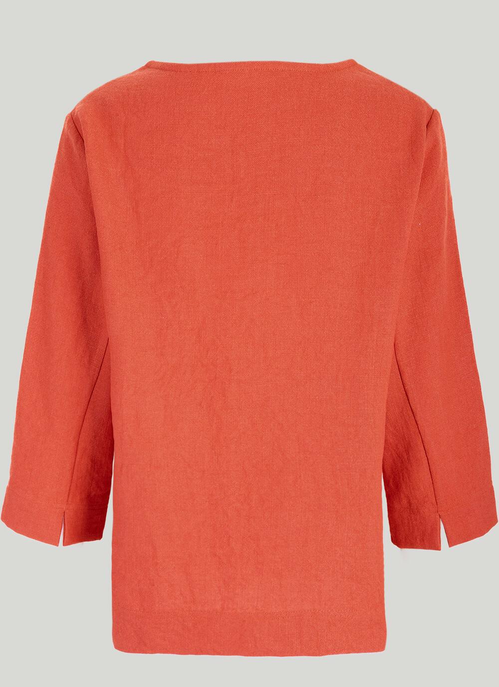  Textured Round Neck Jacket