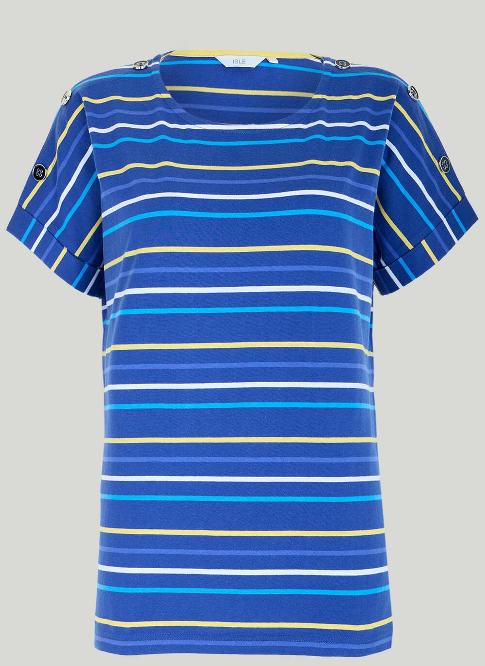  Pure Cotton Stripe T-Shirt