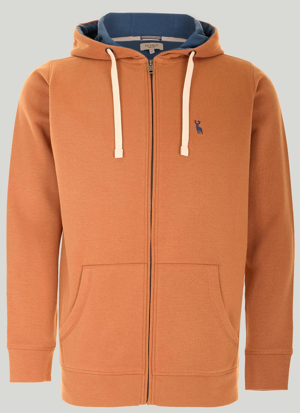  Cotton Rich Zip-Thru Hooded Sweatshirt