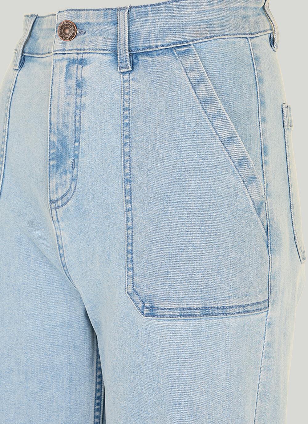  Wide Leg Cropped Jeans
