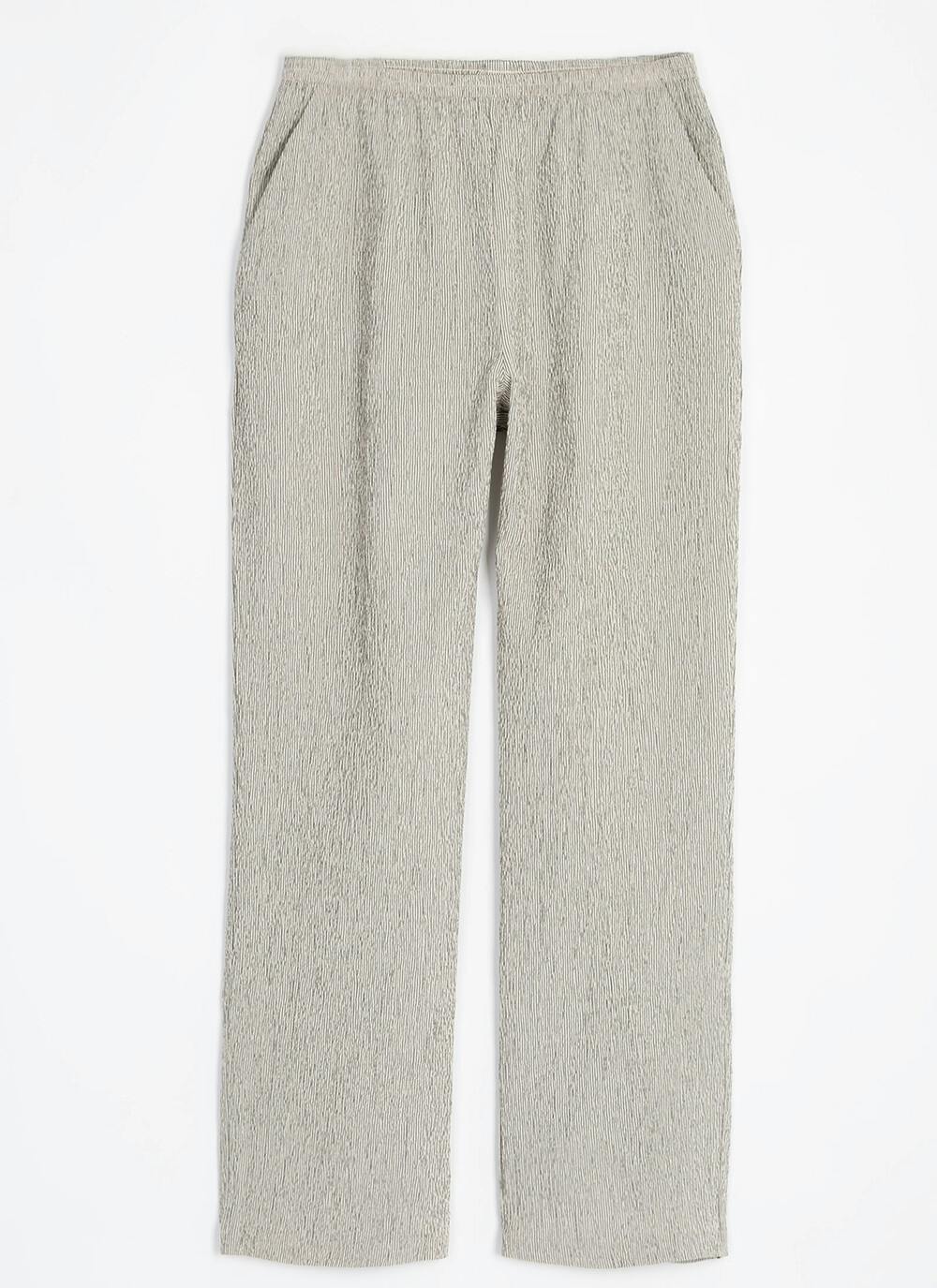  Pull On Crinkle Texture Trouser
