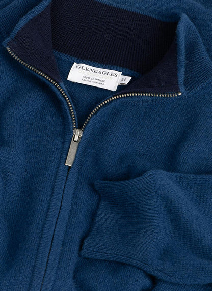  Cashmere Zip Through Jumper