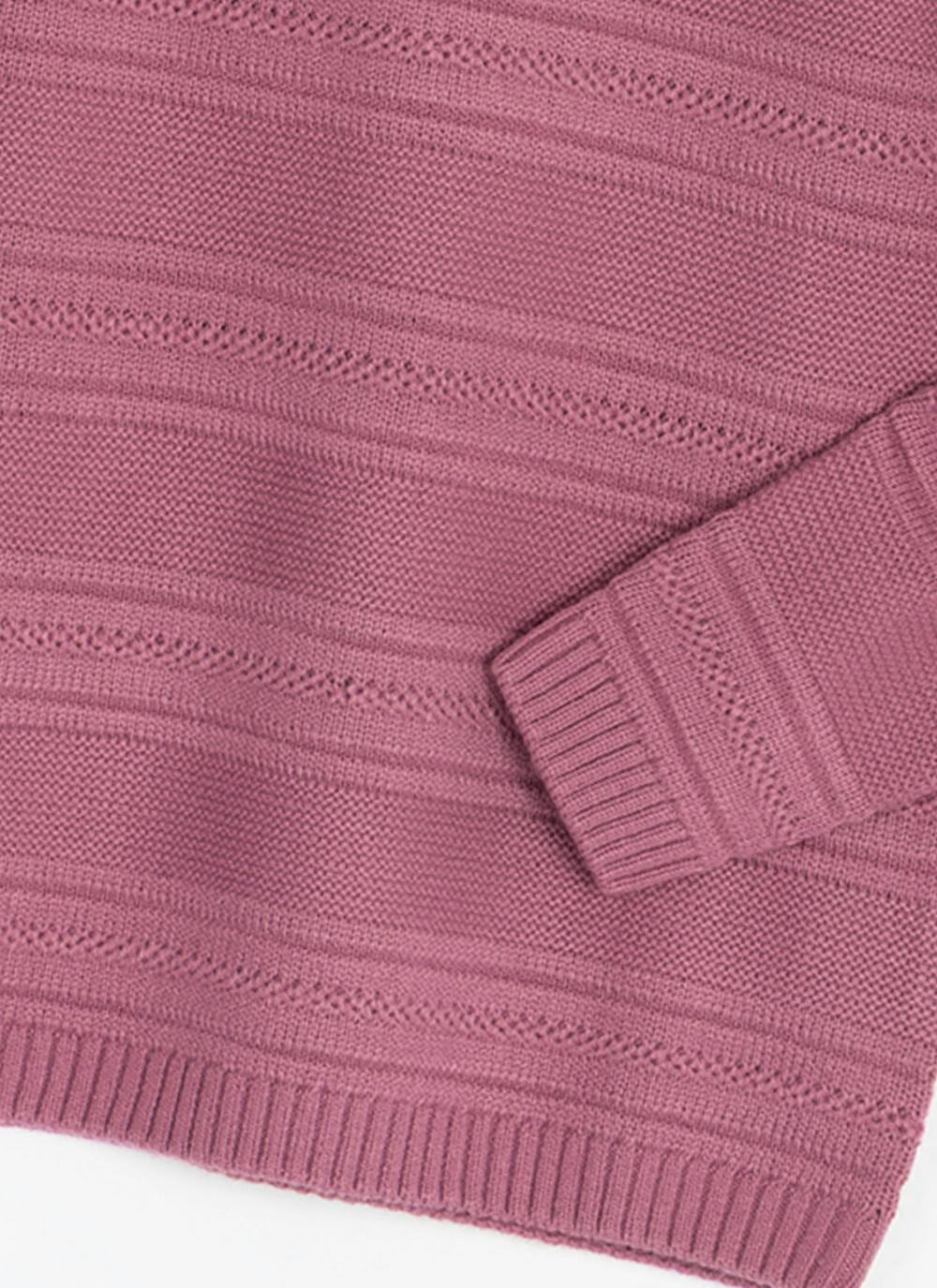  Button Detail Crew Neck Jumper