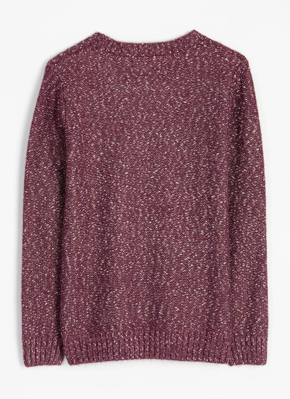  Cable Nep Knit Crew Neck Jumper