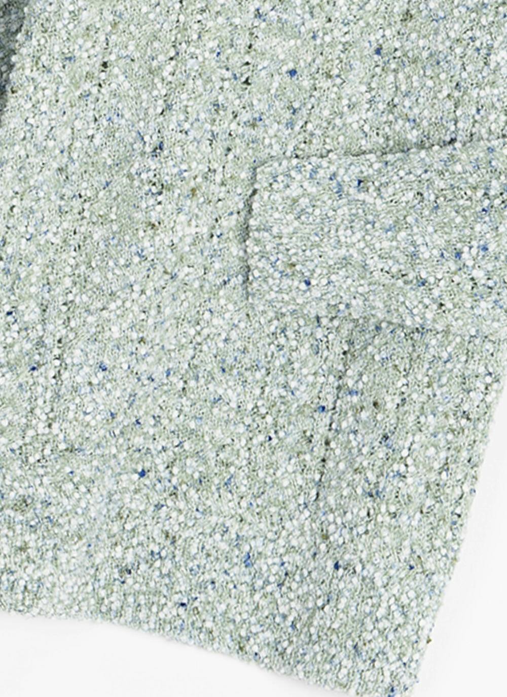 Textured Bobble Knit Crew Neck Jumper