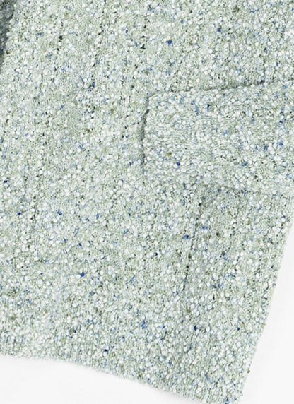  Textured Bobble Knit Crew Neck Jumper