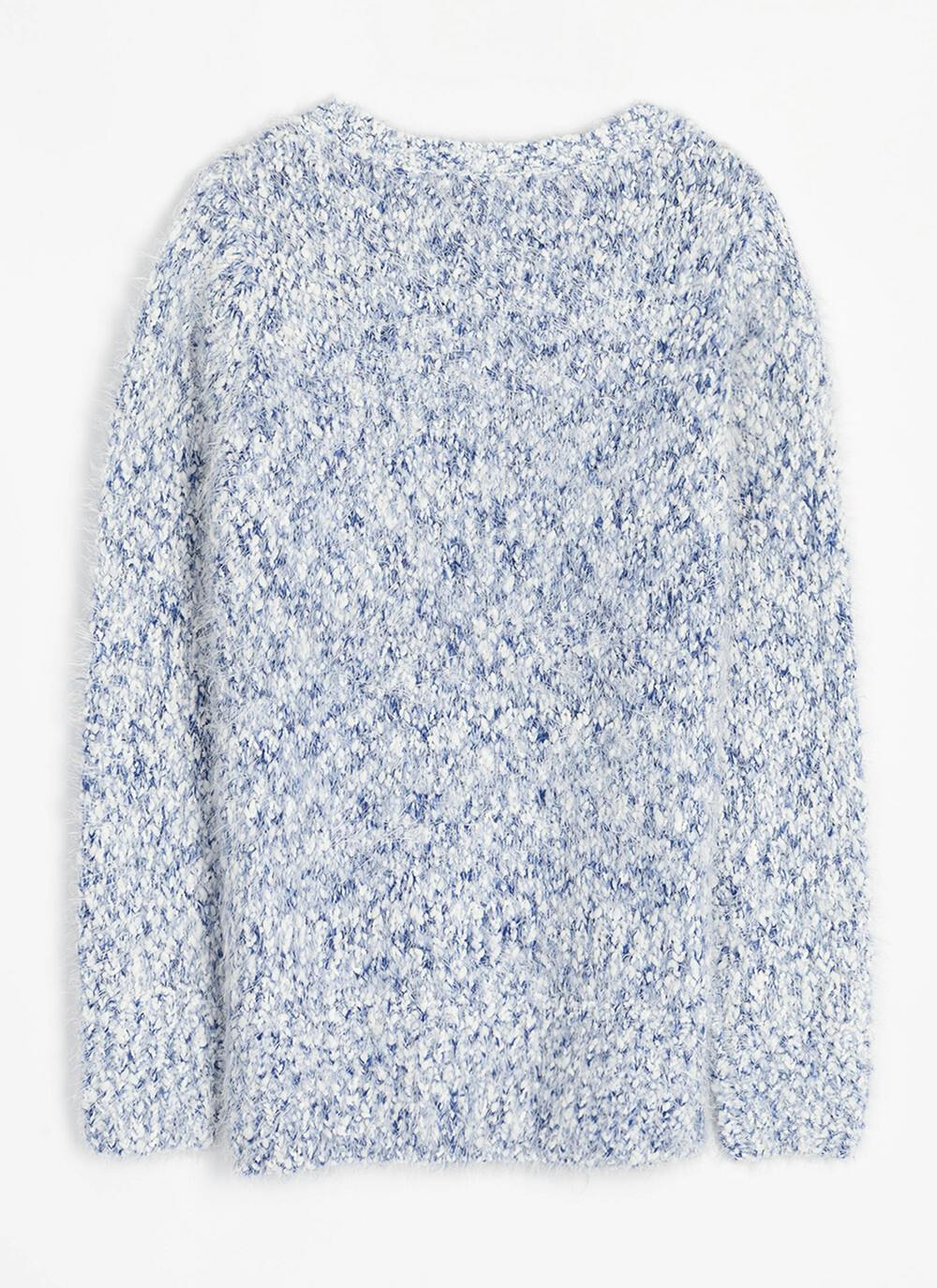  Textured Crew Neck Jumper