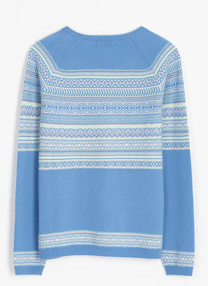  Cashmere Fairisle Yoke Jumper