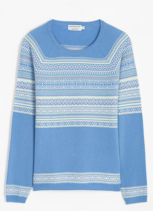  Cashmere Fairisle Yoke Jumper