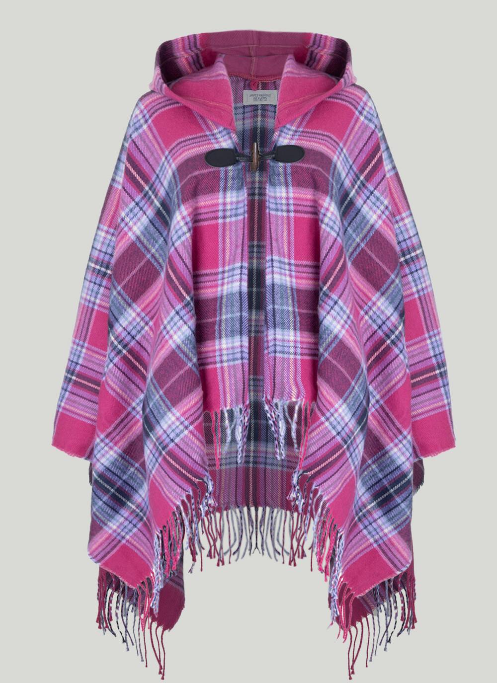  Hooded Check Wrap