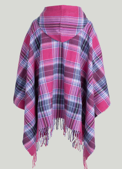  Hooded Check Wrap