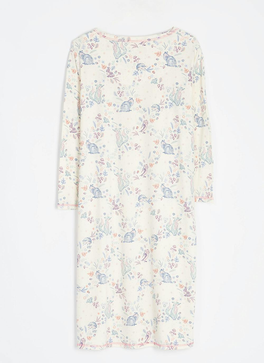  Soft Touch Thermal Printed Nightdress