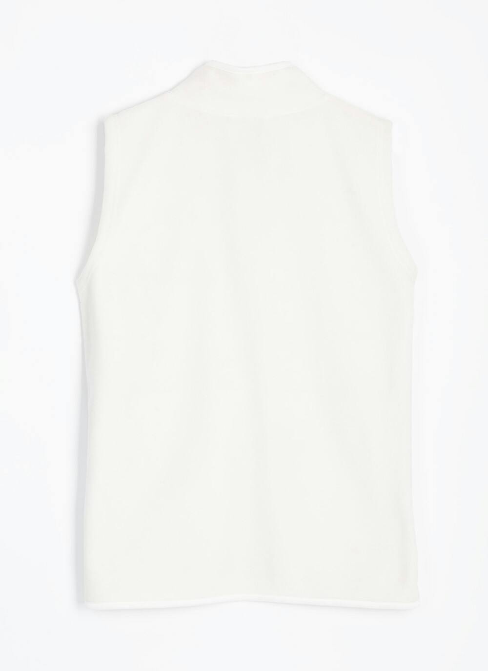  Fleece Funnel Neck Gilet