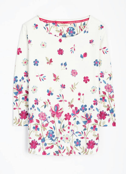  Pure Cotton Border Print Top