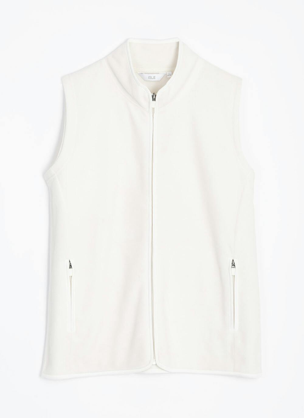  Fleece Funnel Neck Gilet
