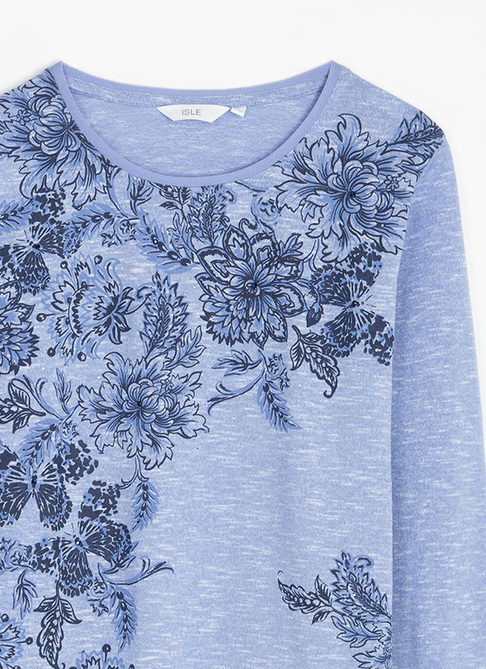  Embellished Jersey Top