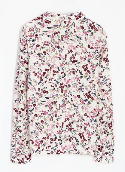  Easy Care Print Blouse