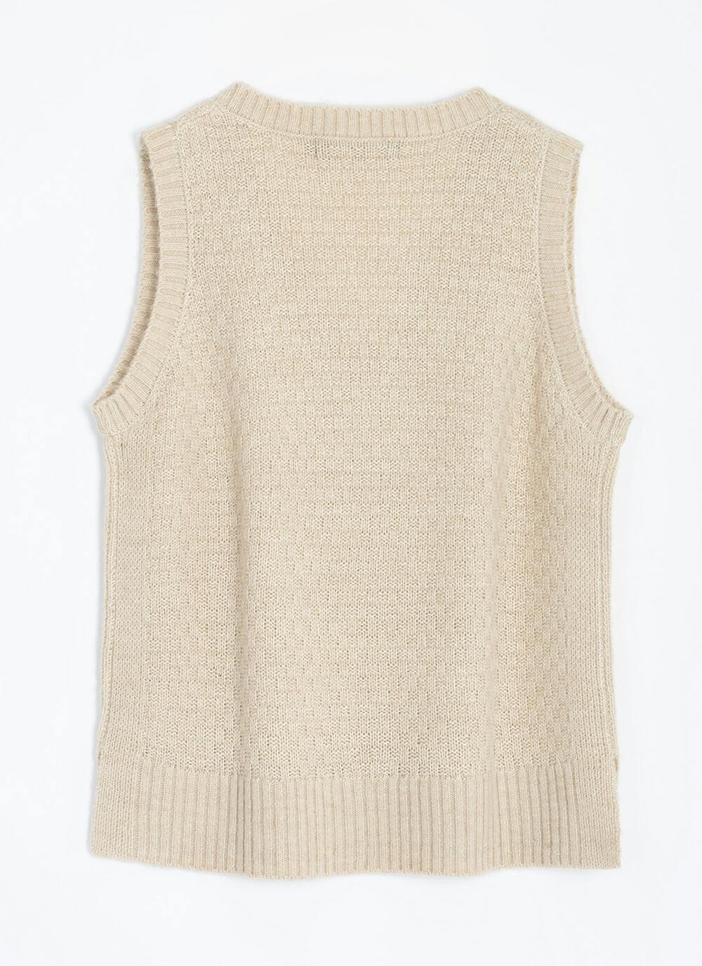  Cable Knitted Vest