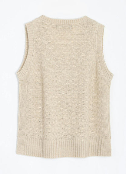  Cable Knitted Vest