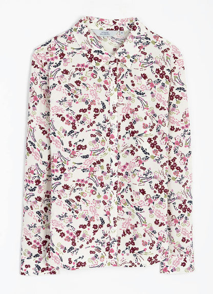  Easy Care Print Blouse
