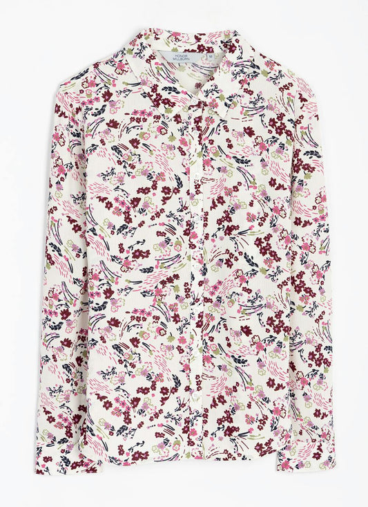  Easy Care Print Blouse