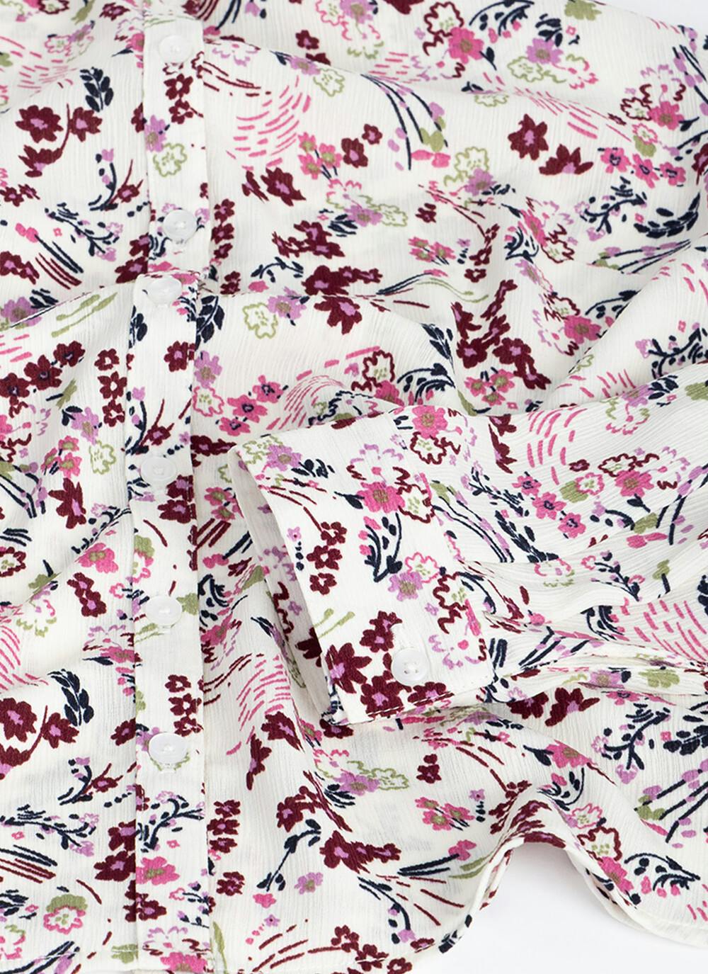  Easy Care Print Blouse