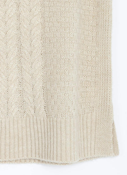  Cable Knitted Vest