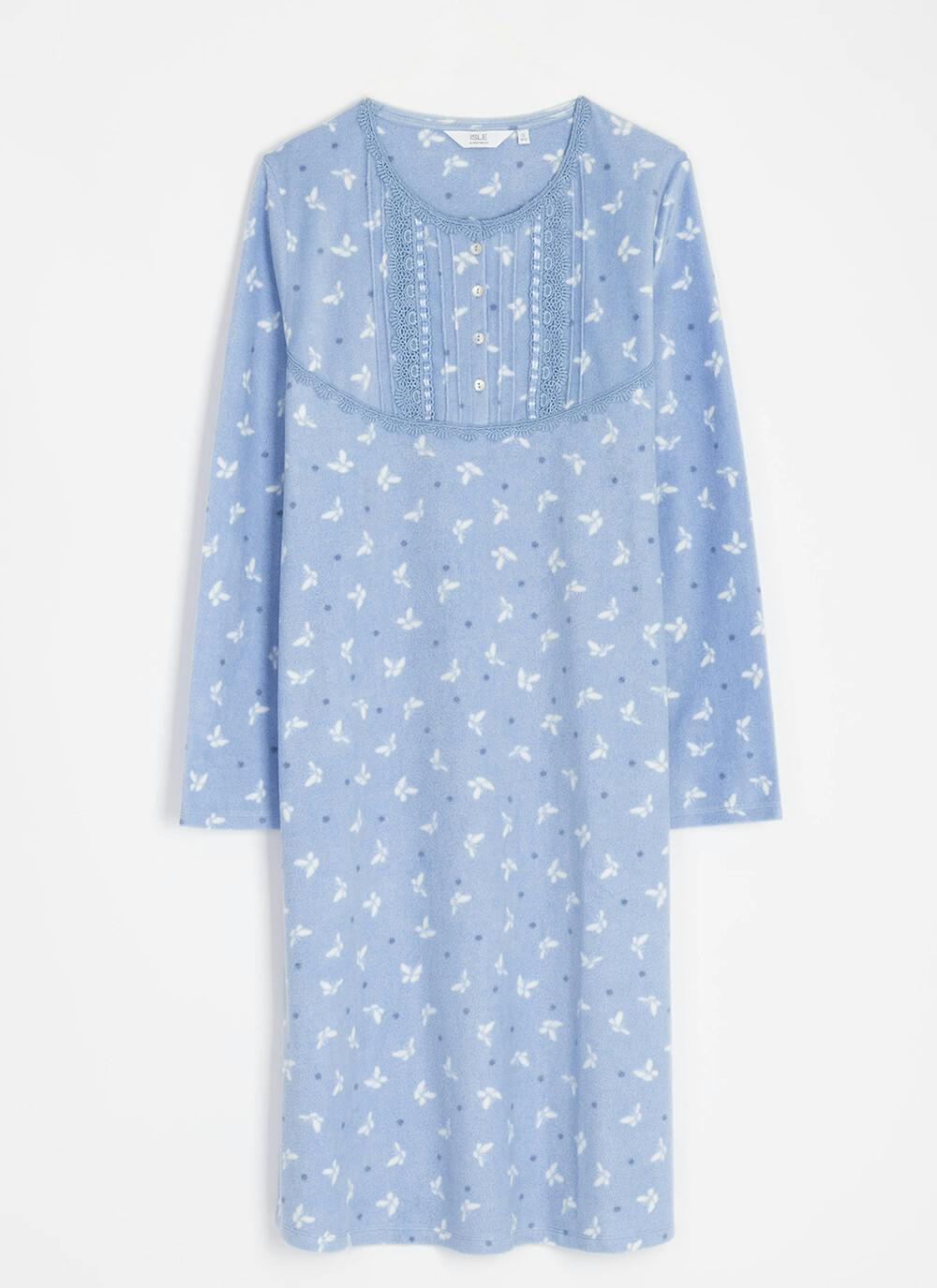  Cosy Fleece Printed Nightdress
