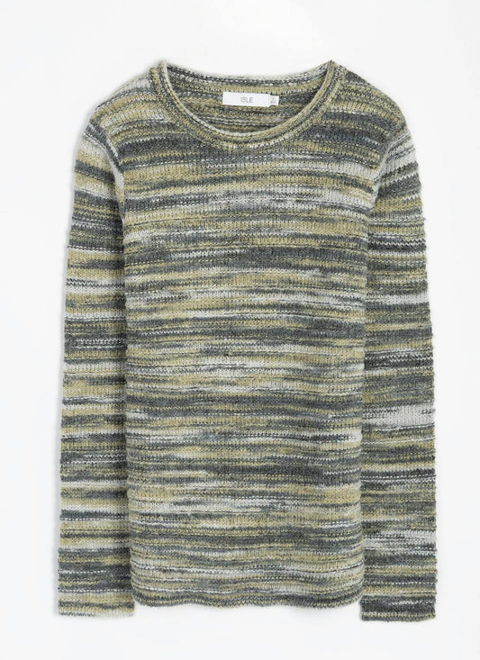  Striped Crew Neck Jumper