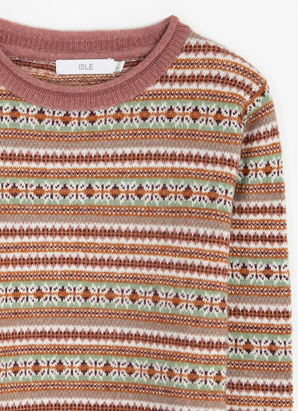  Fairisle Crew Neck Jumper