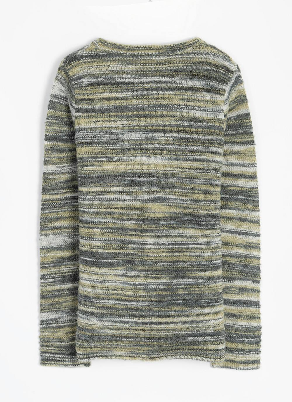 Striped Crew Neck Jumper