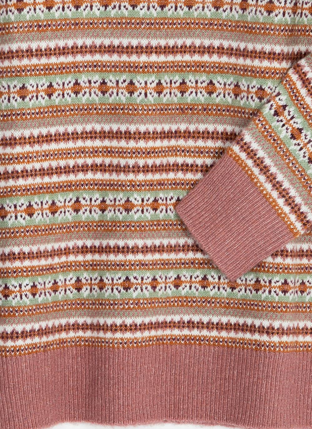  Fairisle Crew Neck Jumper