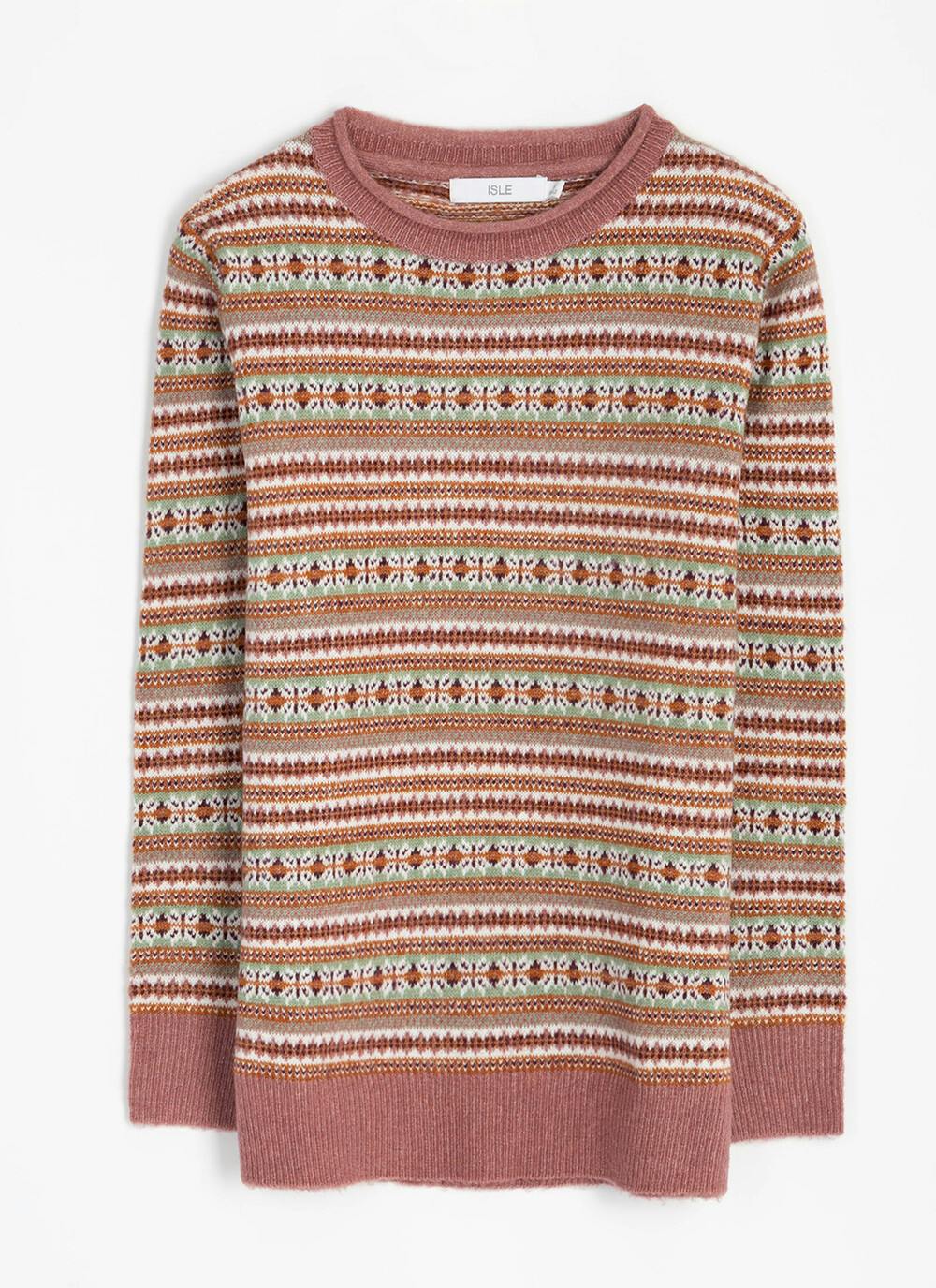  Fairisle Crew Neck Jumper
