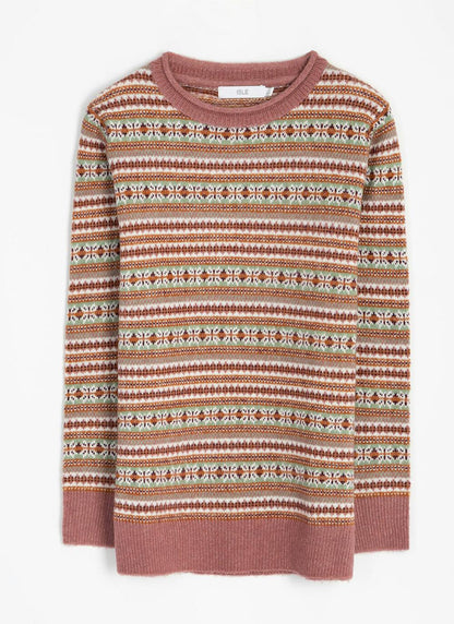  Fairisle Crew Neck Jumper