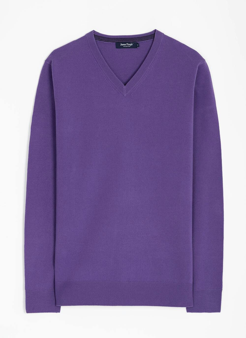  Fine Knit V Neck Jumper