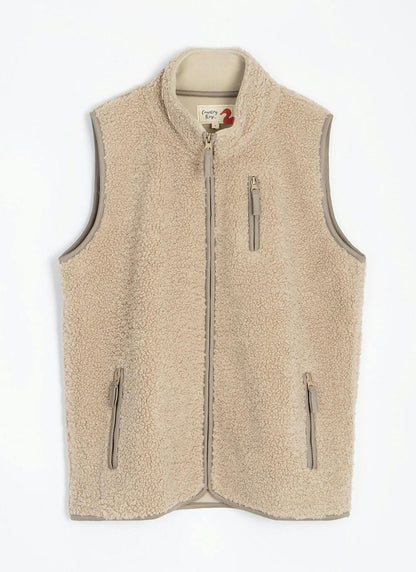  Borg Funnel Neck Gilet