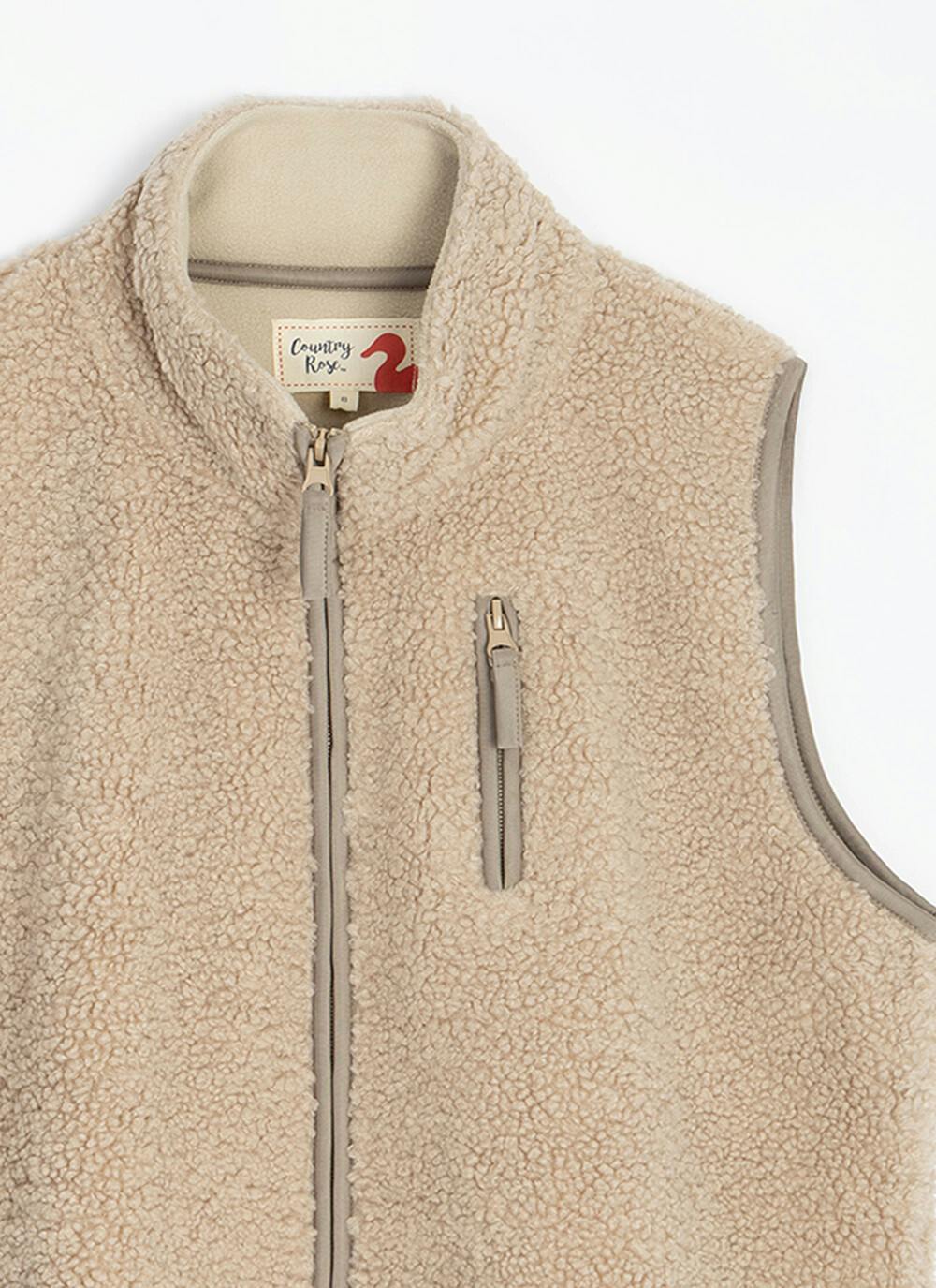  Borg Funnel Neck Gilet