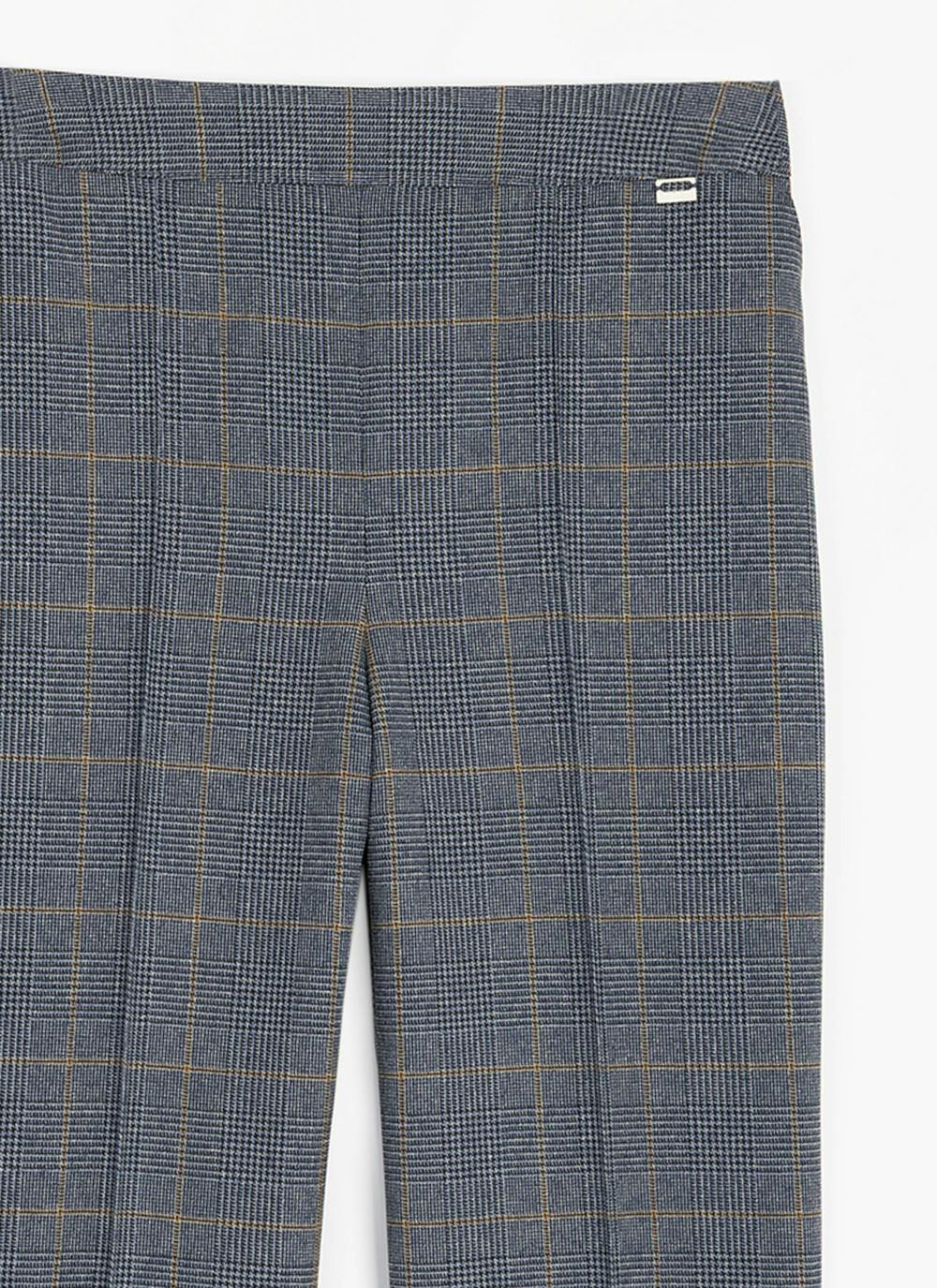  Comfort Fit Woven Check Trousers