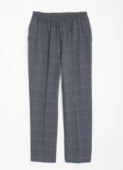  Comfort Fit Woven Check Trousers