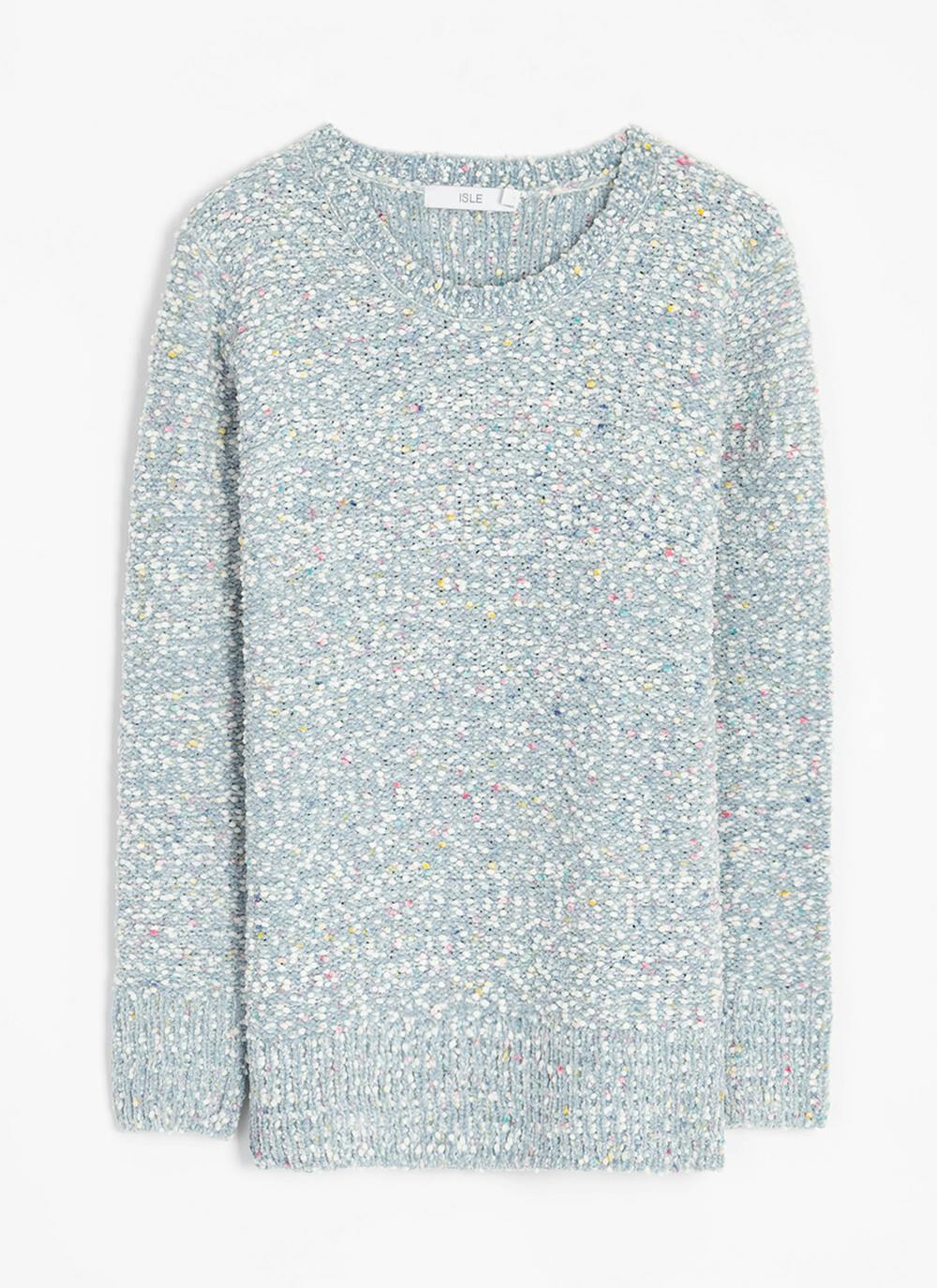 Chenille Textured Crew Neck Jumper