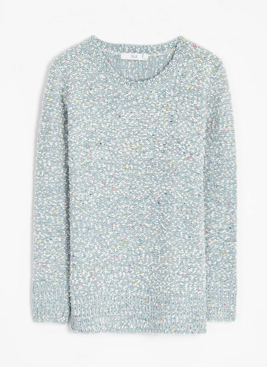  Chenille Textured Crew Neck Jumper