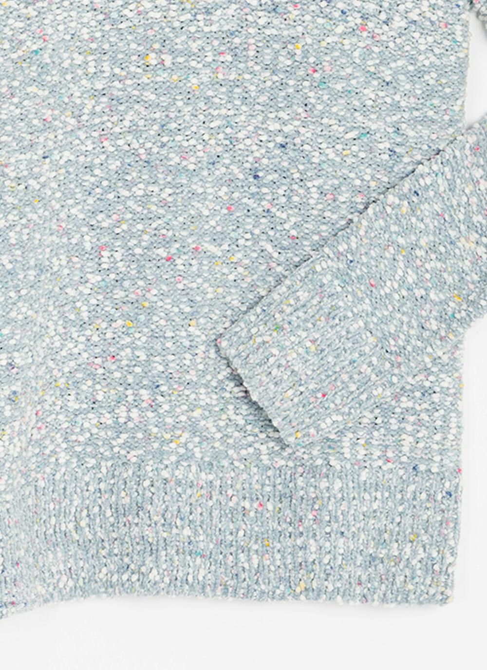  Chenille Textured Crew Neck Jumper
