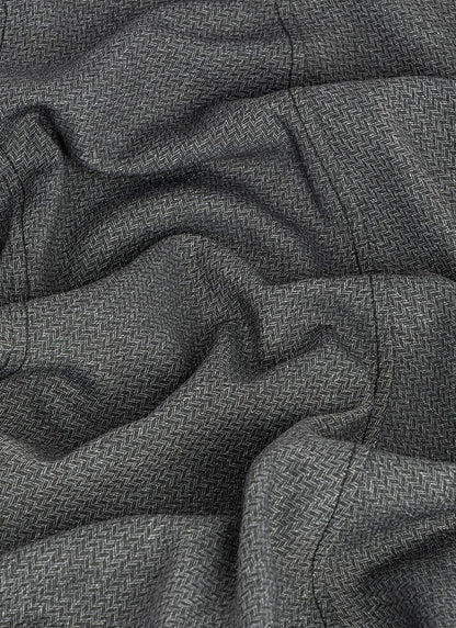  Comfort Fit Herringbone A- Line Skirt